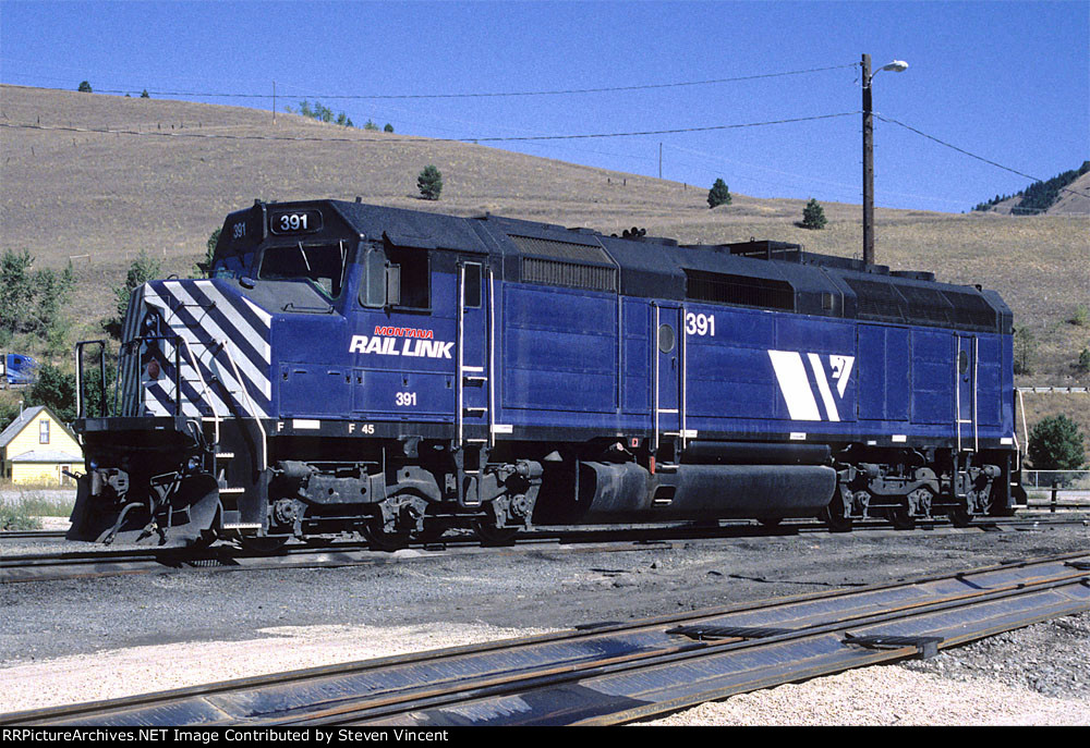 Montana Rail Link F45 #391.